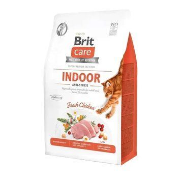 Brit Care Cat GF Indoor Anti-stress сухой корм для кошек, живущих в помещении, с курицей 171302/0853 фото