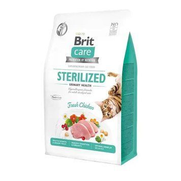 Brit Care Cat GF Sterilized Urinary Health сухой корм для стерилизованных котов с курицей 171286/0730 фото