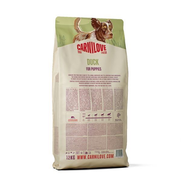Carnilove True Fresh Puppy сухой корм для щенков всех пород утка 173742 фото