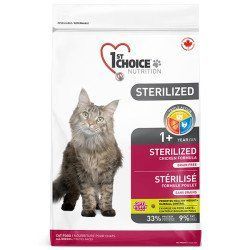 1st Choice Sterilized сухой беззерновой корм для стерилизованных кошек и кастрированных кошек с курицей 65672265027 фото