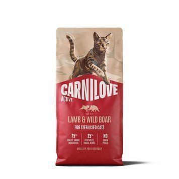 Сухий корм для стерилізованих котів Carnilove Active Sterilised ягня і дикий кабан 173705 фото