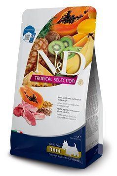 Farmina N&D Tropical selection сухий низькозерновий корм для собак дрібних порід з ягням  177881 фото