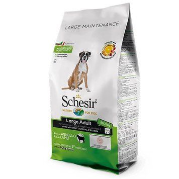 Schesir Dog Large Adult Lamb сухой монопротеиновый корм для собак крупных пород с ягненком  65672101356 фото