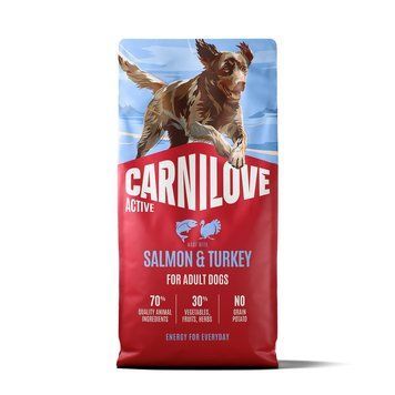 Carnilove Active Salmon & Turkey сухий корм для собак усіх порід лосось та індичка 173688 фото