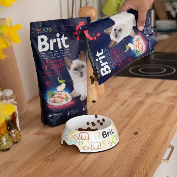 Brit Premium by Nature Cat Sterilised Chicken сухий корм для стерилізованих кішок з куркою 171870 фото