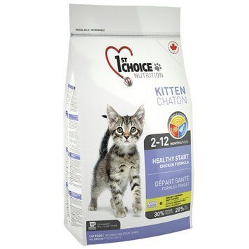 1st Choice Kitten Healthy Start сухой корм для котят с курицей 65672290036 фото